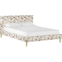 Sprucedale Rust Twin Upholstered Bed