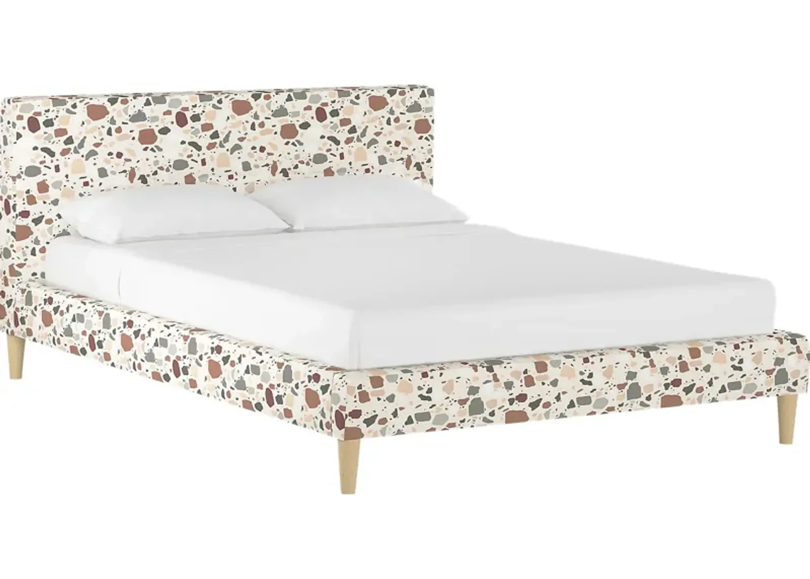 Sprucedale Rust Twin Upholstered Bed