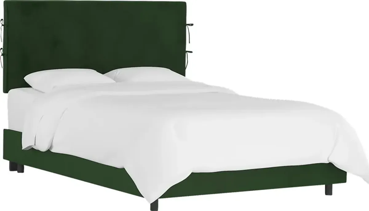 Kids Deep Forest Emerald Twin Upholstered Bed