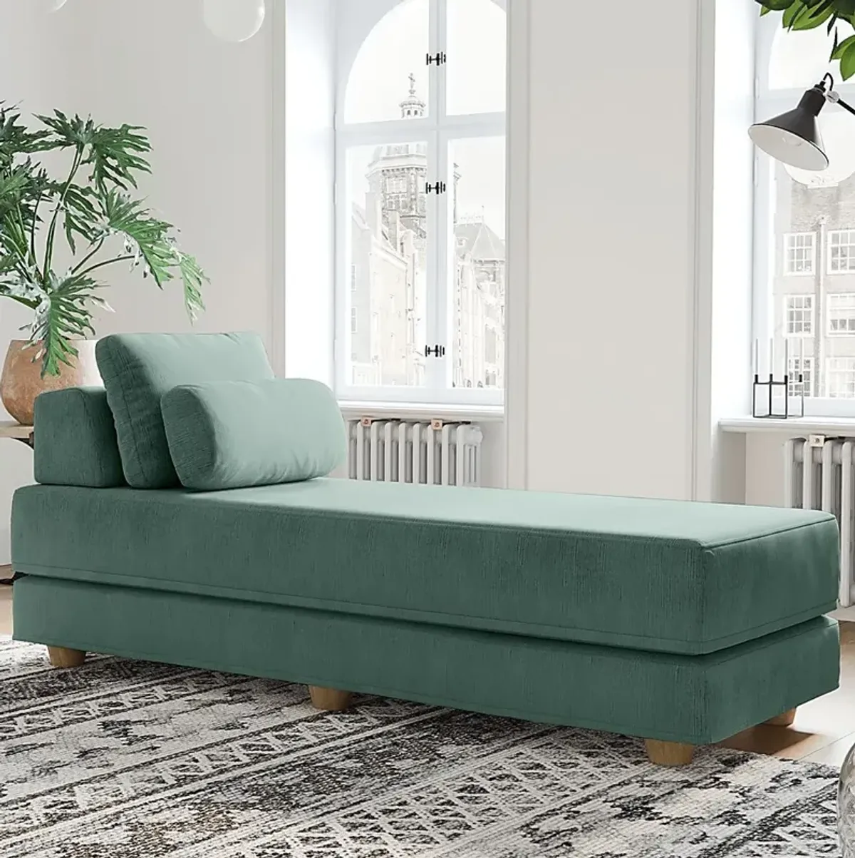 Aignathser Green Daybed