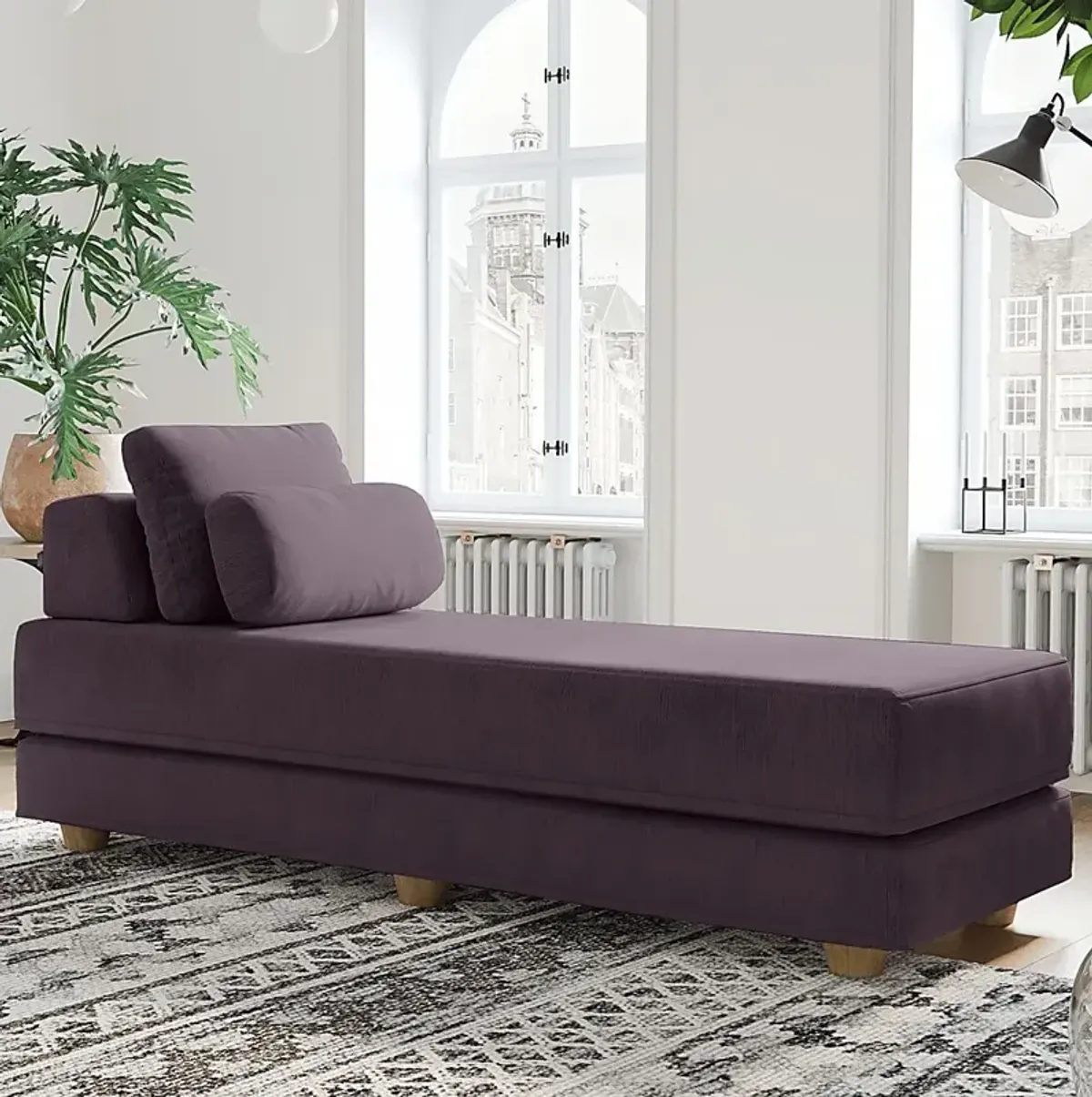 Aignathser Purple Daybed