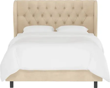 Kids Sweet Comfort Linen Twin Upholstered Bed