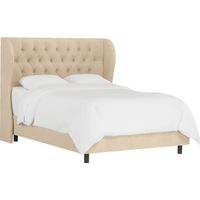 Kids Sweet Comfort Linen Twin Upholstered Bed