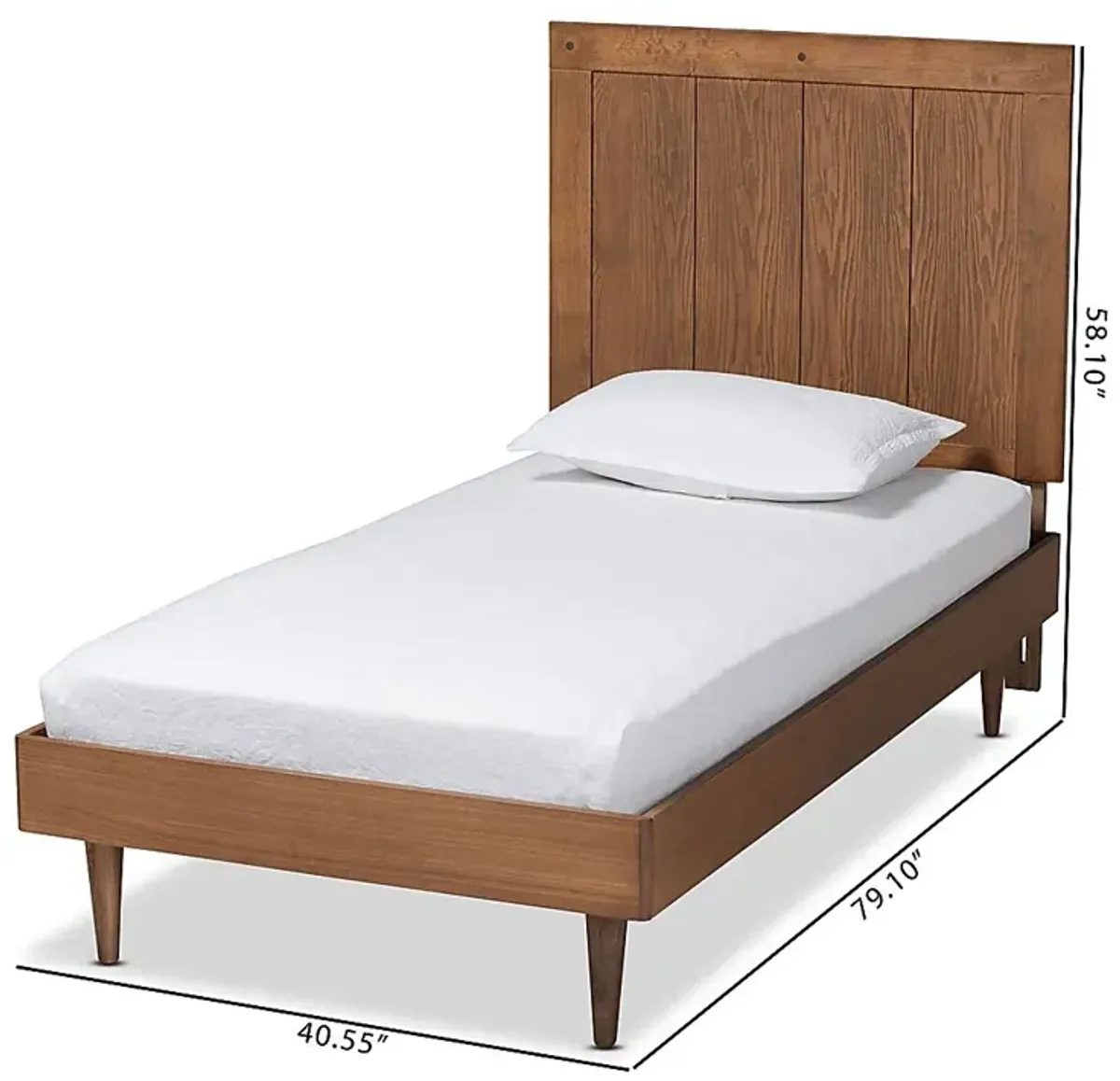 Creekhurst Brown Twin Bed