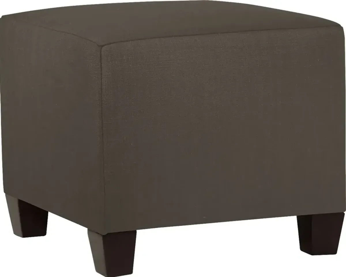 Alona Gray Ottoman
