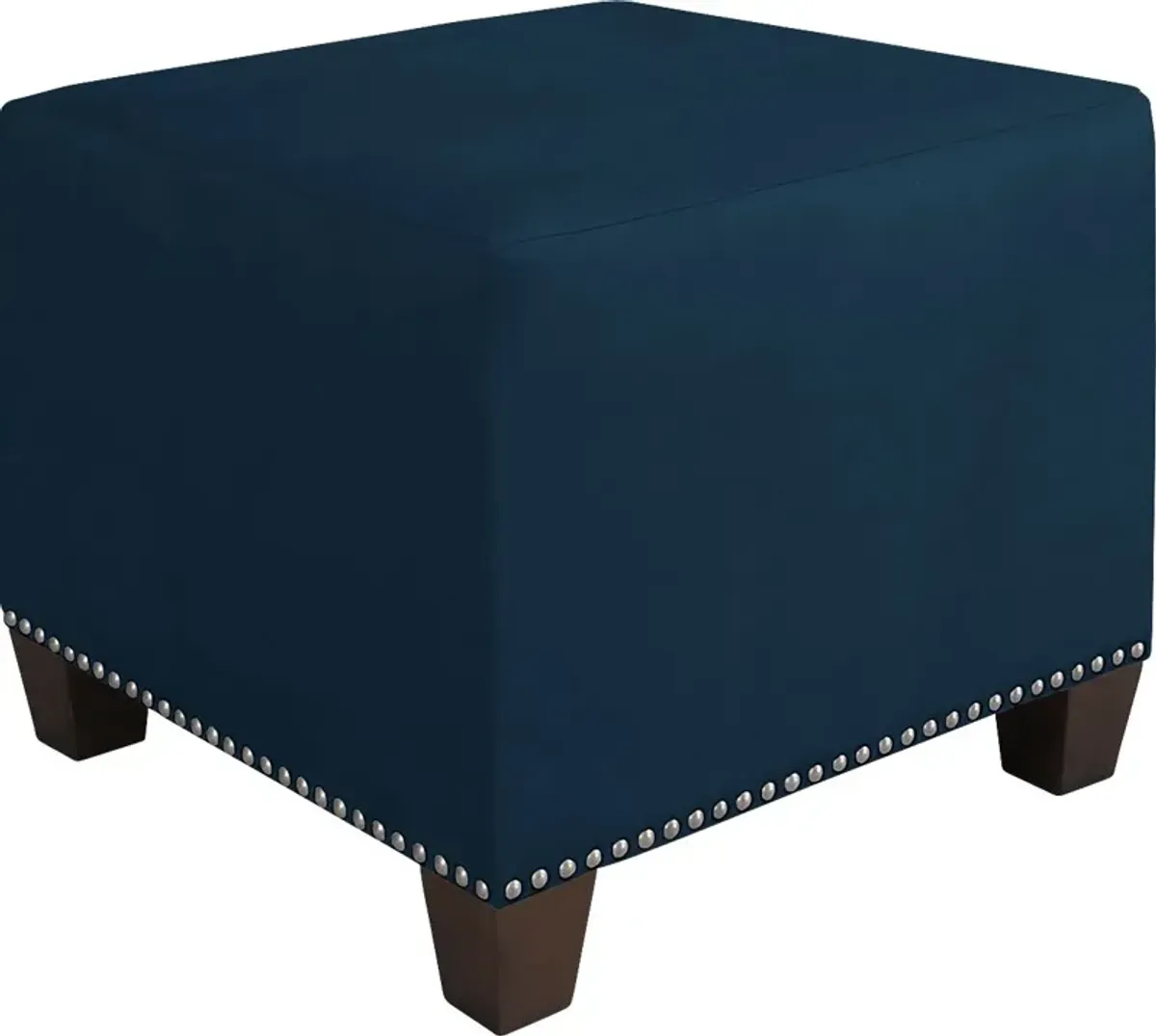 Delana Navy Ottoman