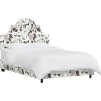 Barn Chic Cream Twin Upholstered Bed