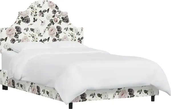 Barn Chic Cream Twin Upholstered Bed