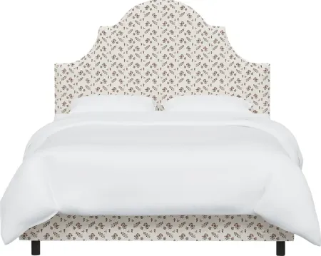 Barn Chic Beige Twin Upholstered Bed