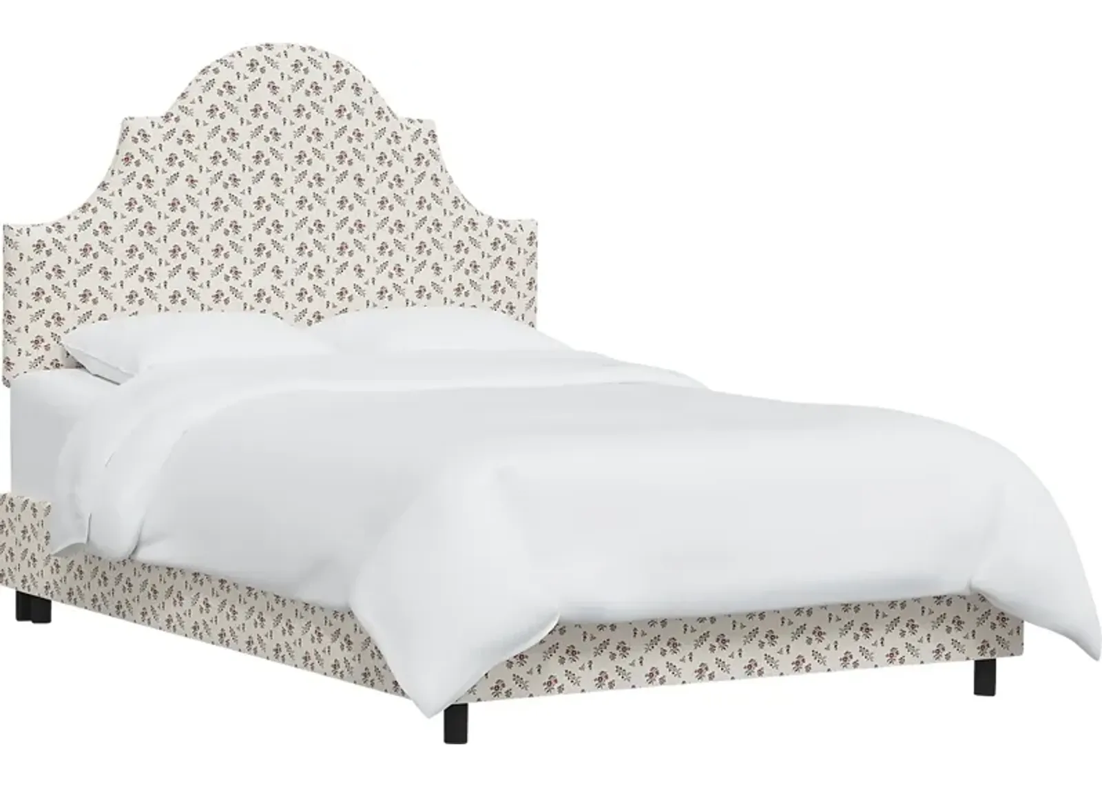 Barn Chic Beige Twin Upholstered Bed