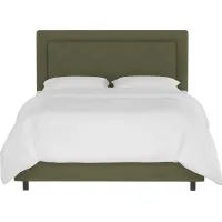 Kids Sweet Plains Green Twin Upholstered Bed