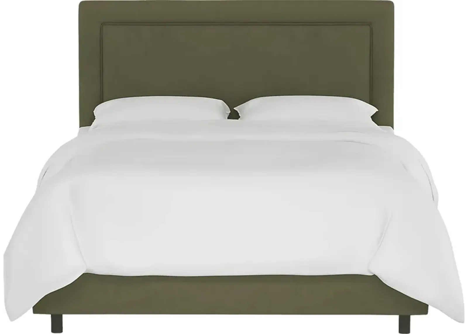 Kids Sweet Plains Green Twin Upholstered Bed