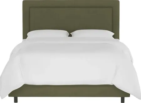 Kids Sweet Plains Green Twin Upholstered Bed