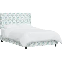 Meadow Breeze Sage Twin Upholstered Bed