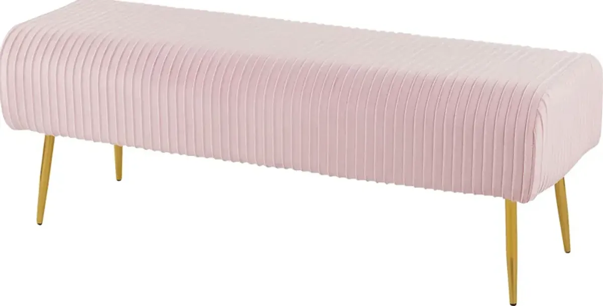 Runnymede Pink Accent Bench