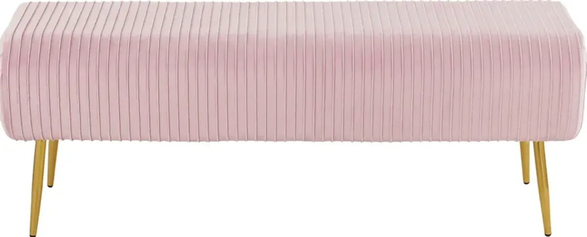 Runnymede Pink Accent Bench