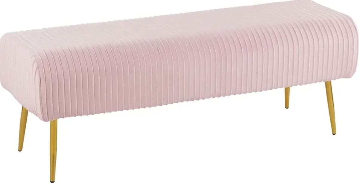 Runnymede Pink Accent Bench