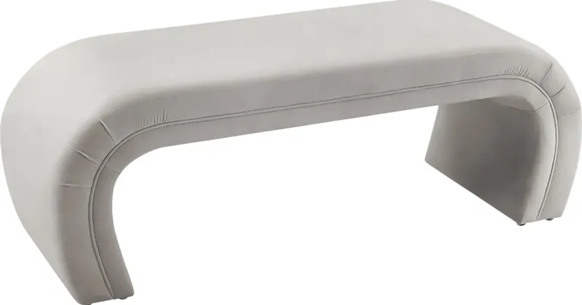 Emalia Gray Bench