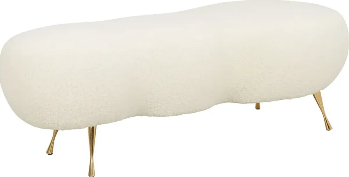 Jazellie Beige Bench