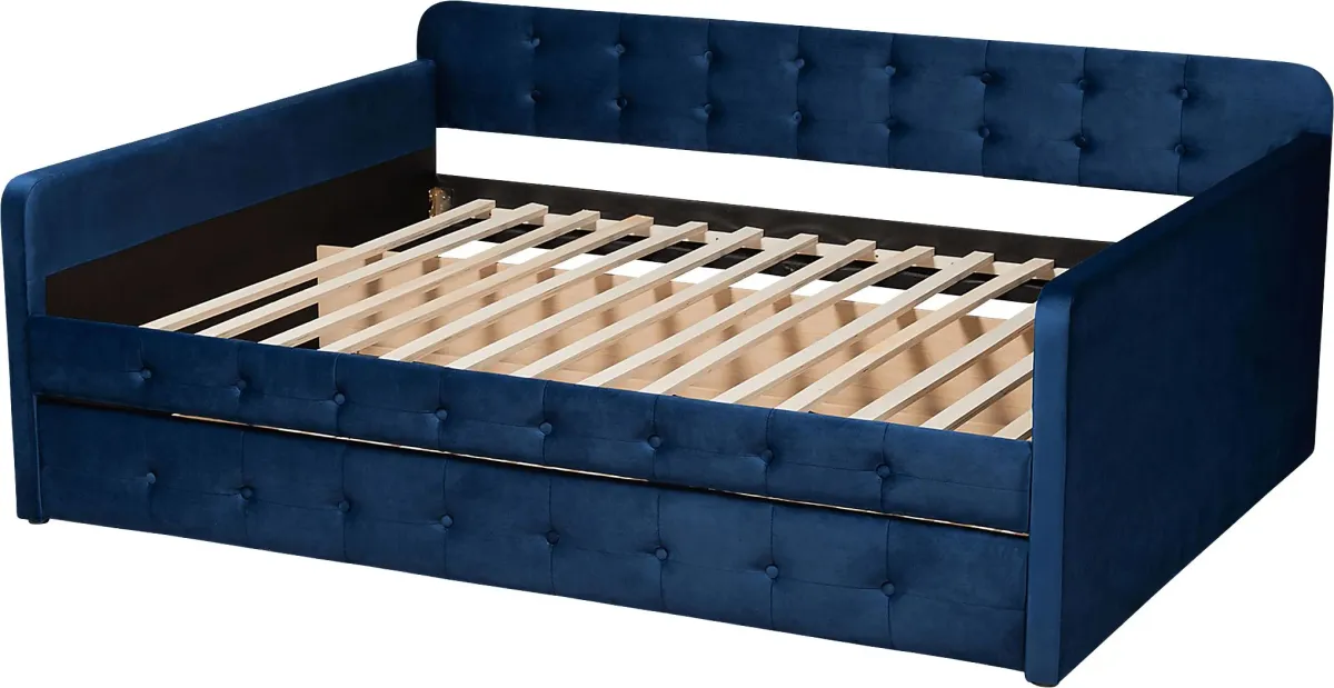 Kamrath Blue Full Daybed with Trundle