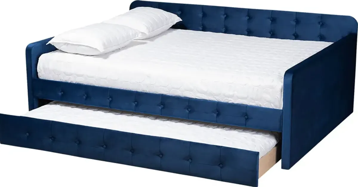 Kamrath Blue Full Daybed with Trundle