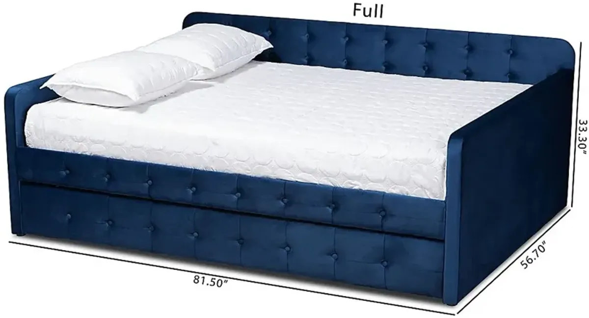 Kamrath Blue Full Daybed with Trundle