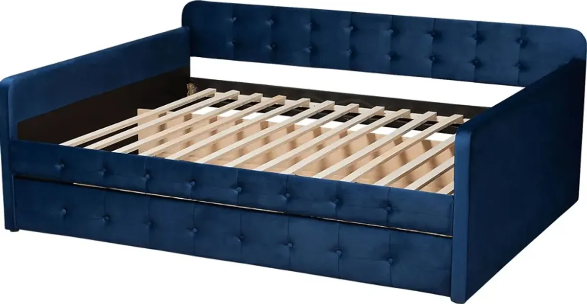 Kamrath Blue Full Daybed with Trundle