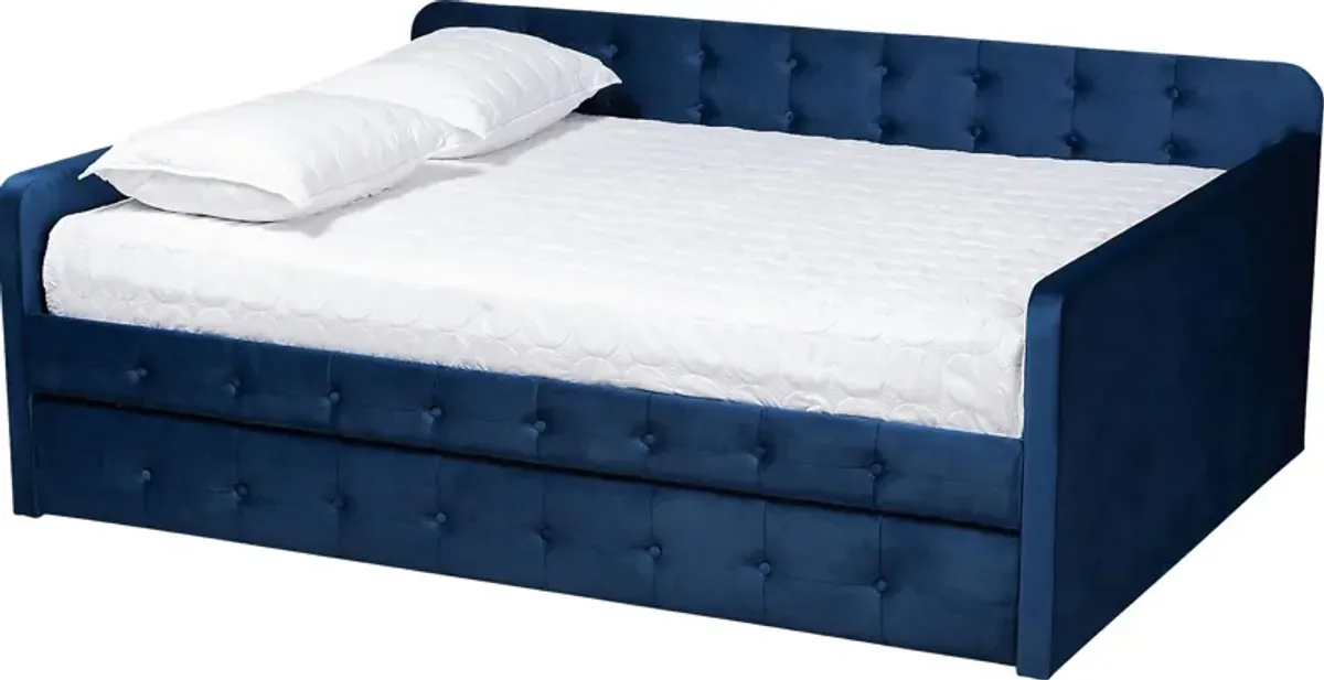 Kamrath Blue Full Daybed with Trundle