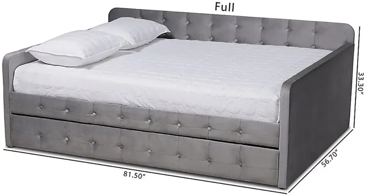 Kamrath Gray Full Daybed with Trundle