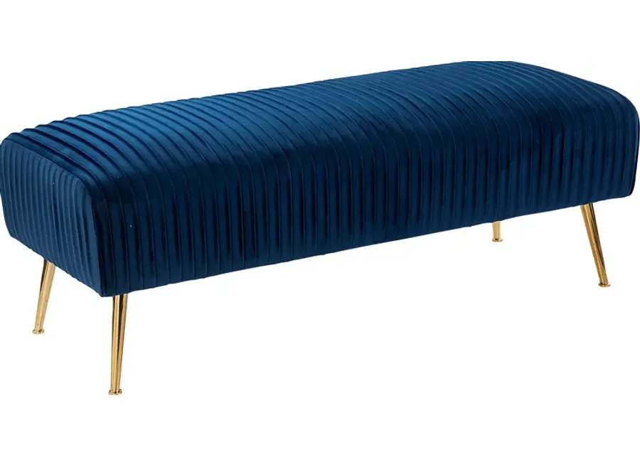 Bluffstone Blue Accent Bench