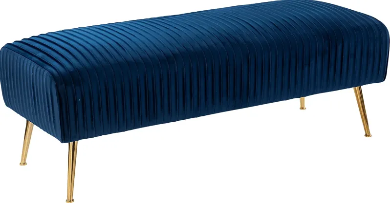 Bluffstone Blue Accent Bench