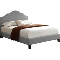 Lenosa Gray Full Upholstered Bed