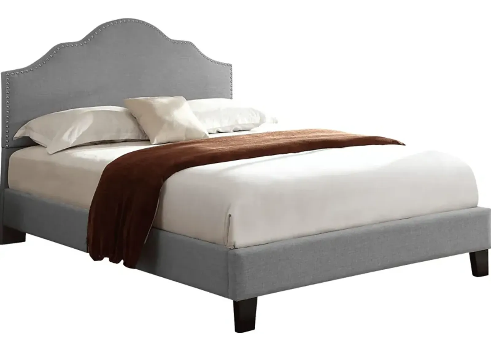 Lenosa Gray Full Upholstered Bed