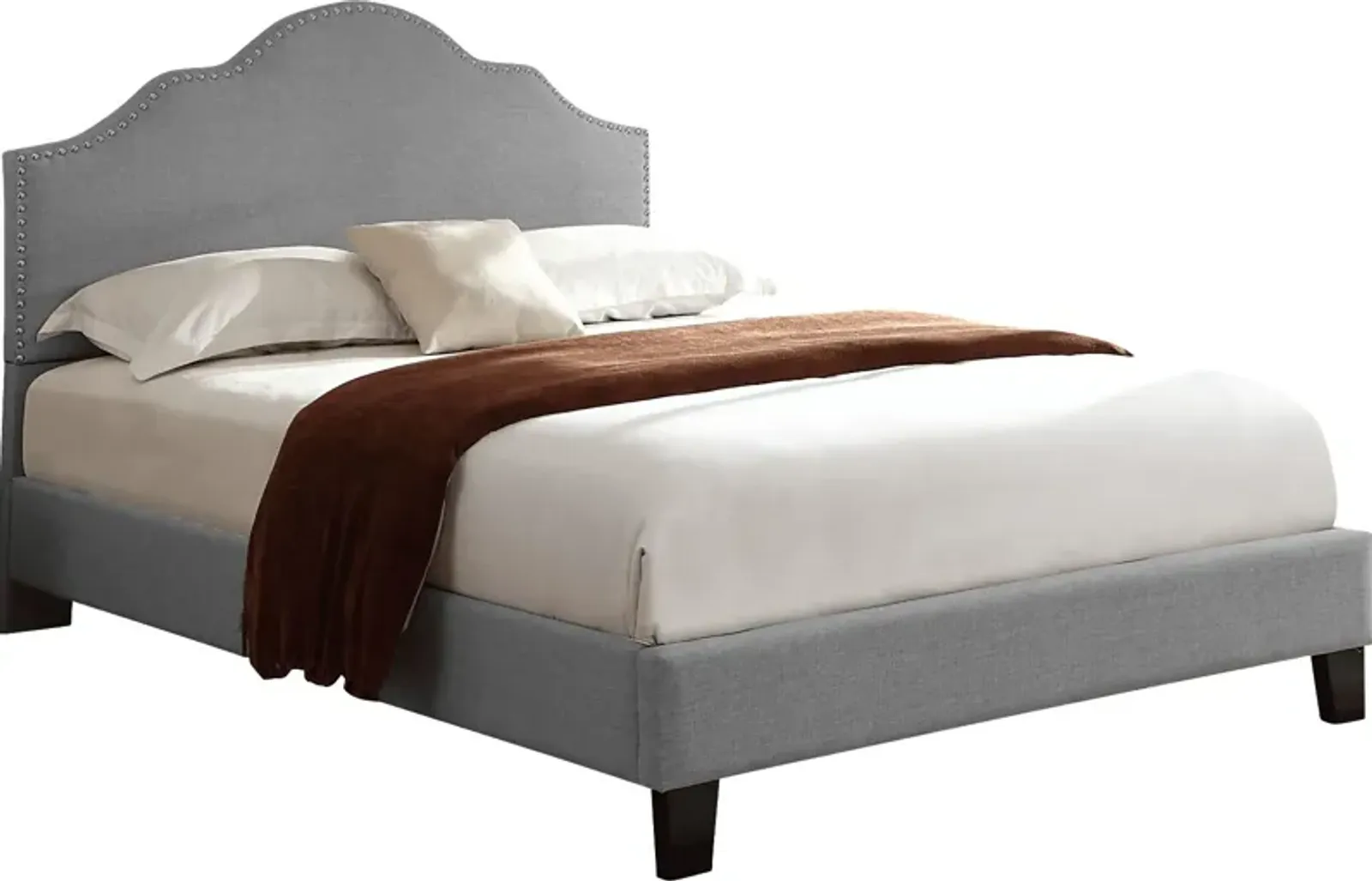 Lenosa Gray Full Upholstered Bed