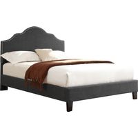 Lenosa Charcoal Gray Full Upholstered Bed