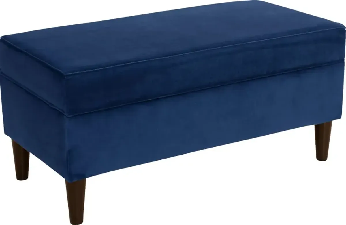 Aviana Navy Storage Bench