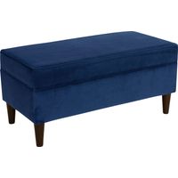 Aviana Navy Storage Bench