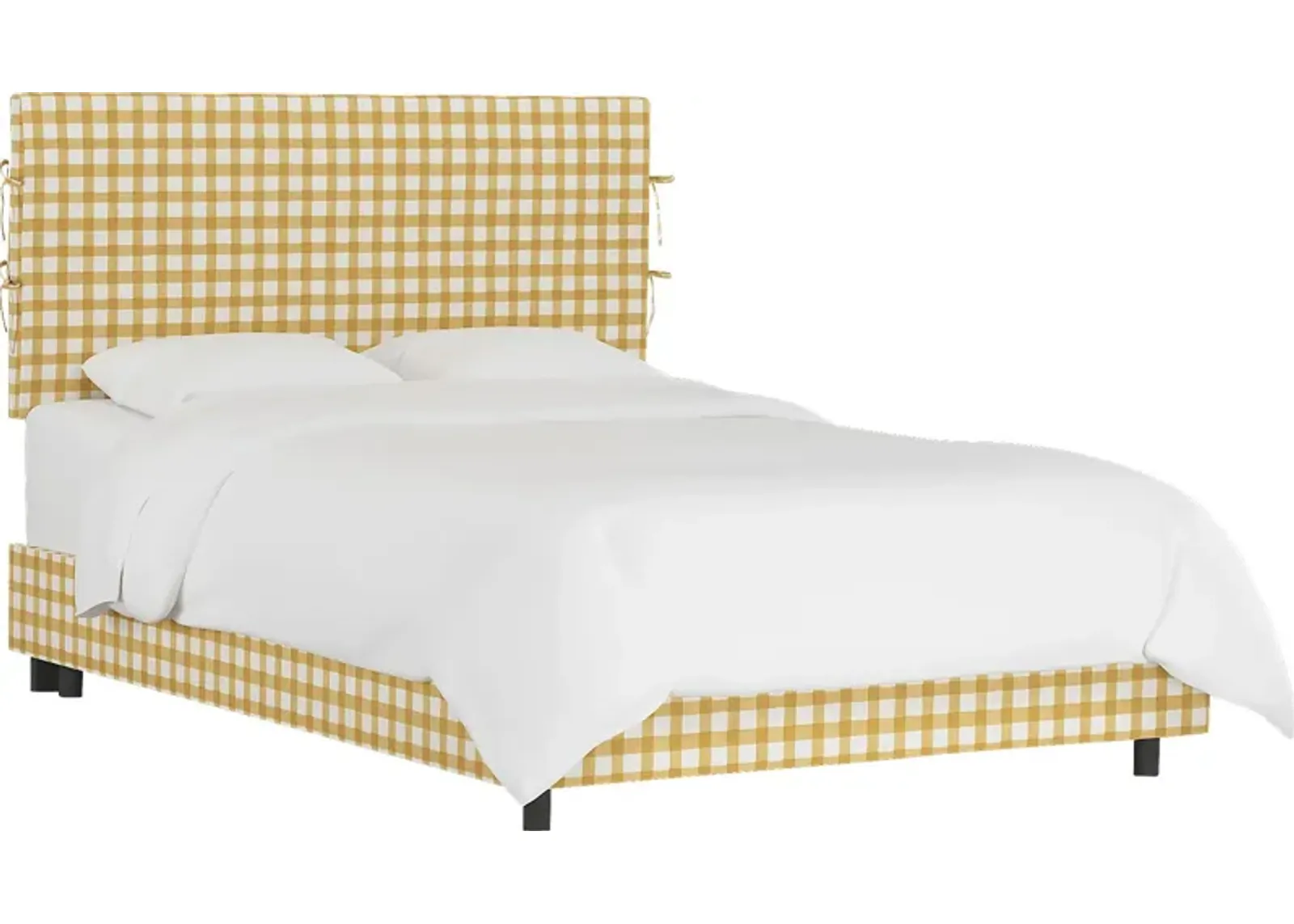 Kids Cottage Charm Yellow Full Upholstered Bed