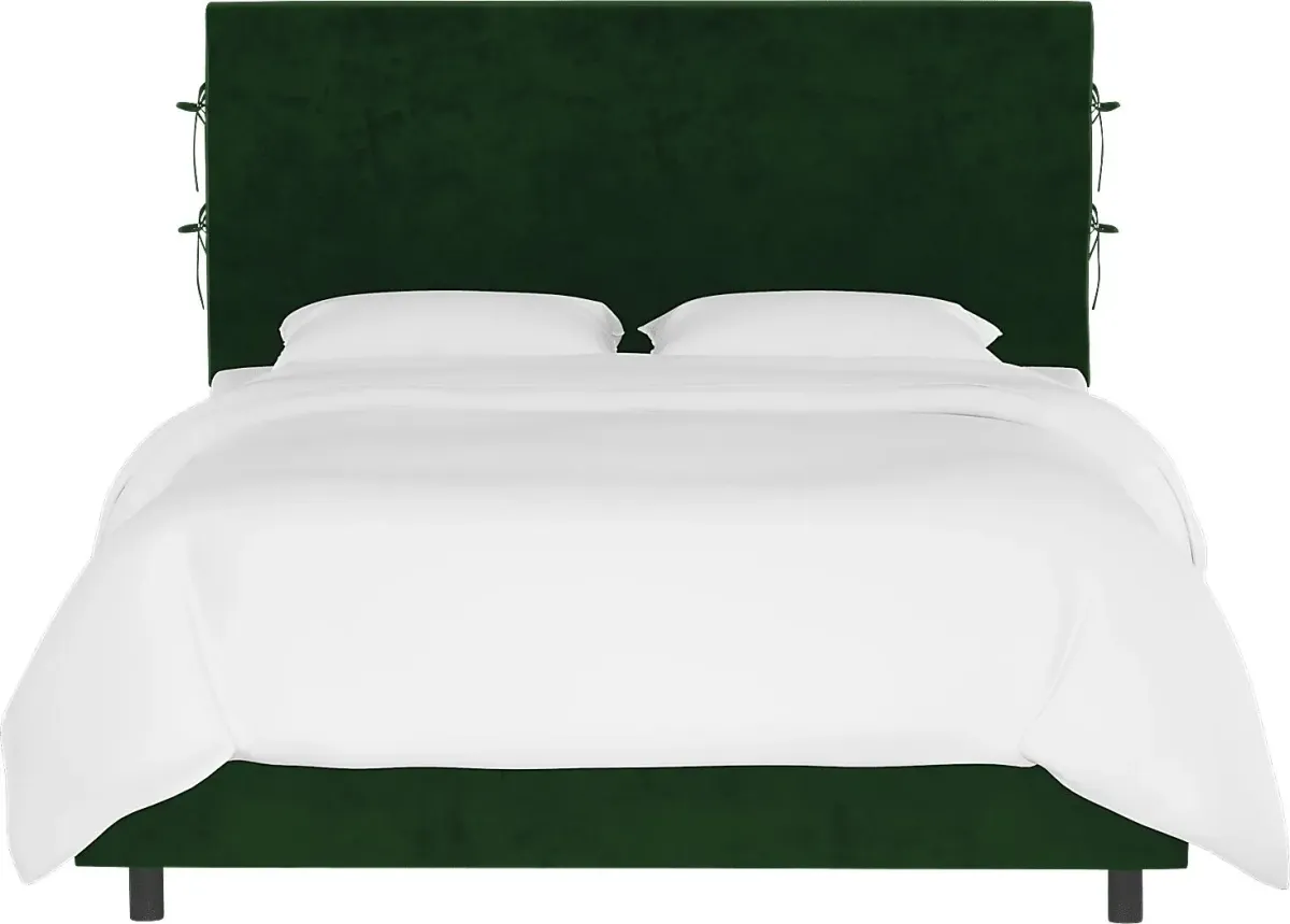 Kids Deep Forest Emerald Full Upholstered Bed