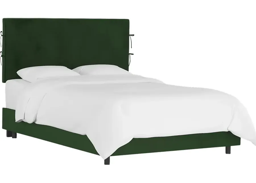 Kids Deep Forest Emerald Full Upholstered Bed