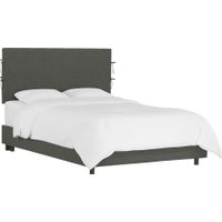 Deep Forest Charcoal Full Upholstered Bed