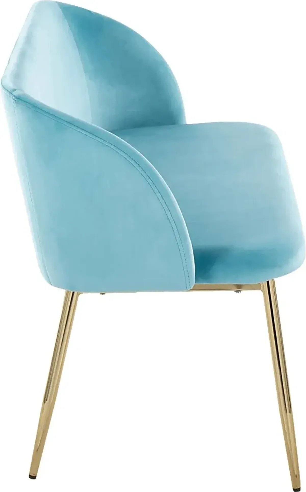 Fulham Blue Accent Bench