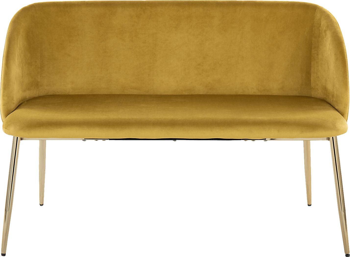 Fulham Yellow Accent Bench