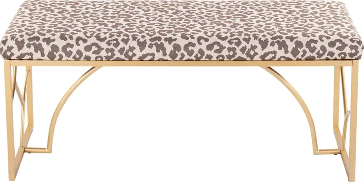 Waldroup I Beige Bench