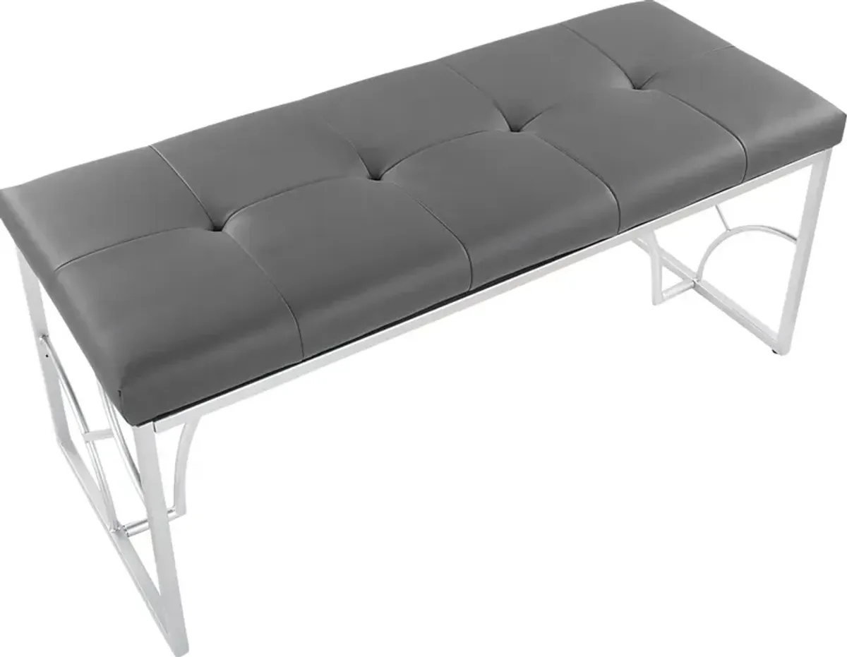 Waldroup II Dark Gray Bench