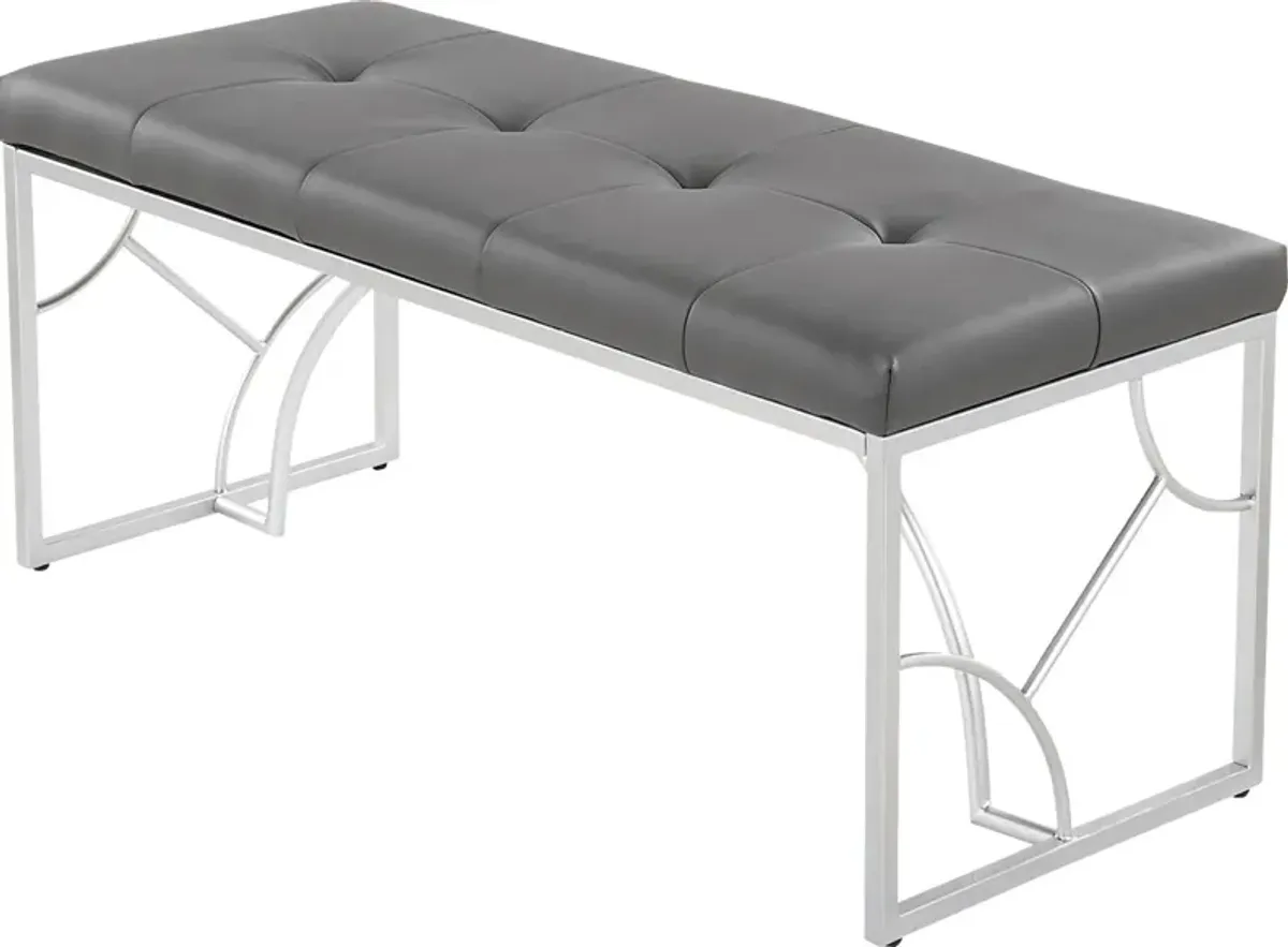 Waldroup II Dark Gray Bench