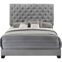 Albritt Gray 3 Pc Full Upholstered Bed