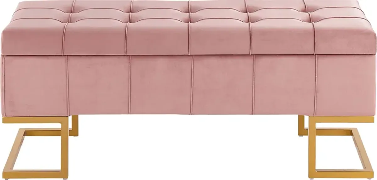 Vetauia Pink Accent Bench