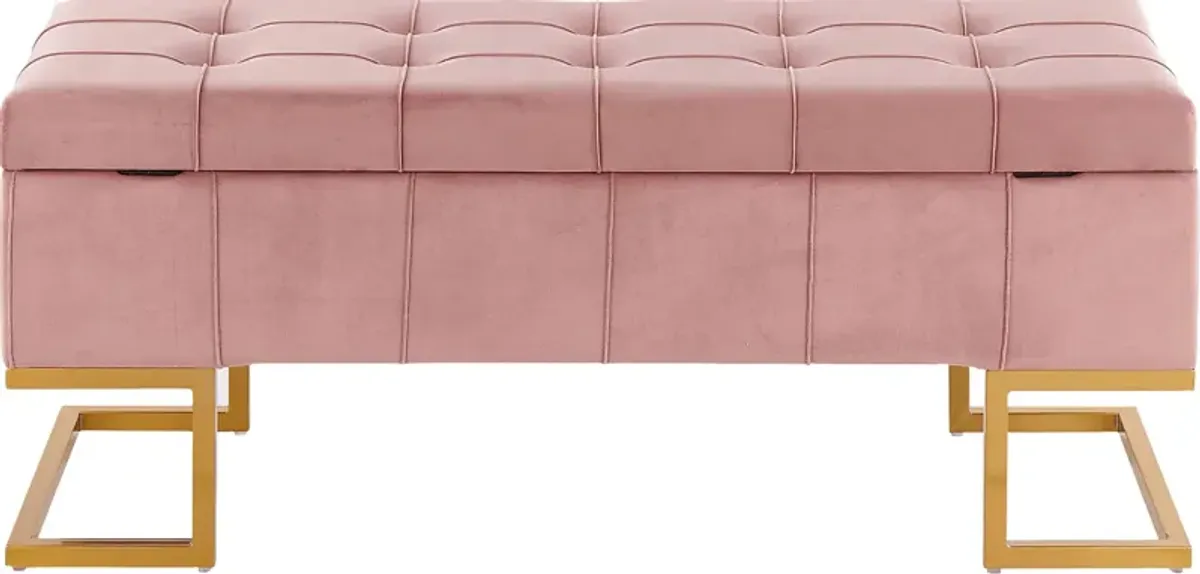 Vetauia Pink Accent Bench