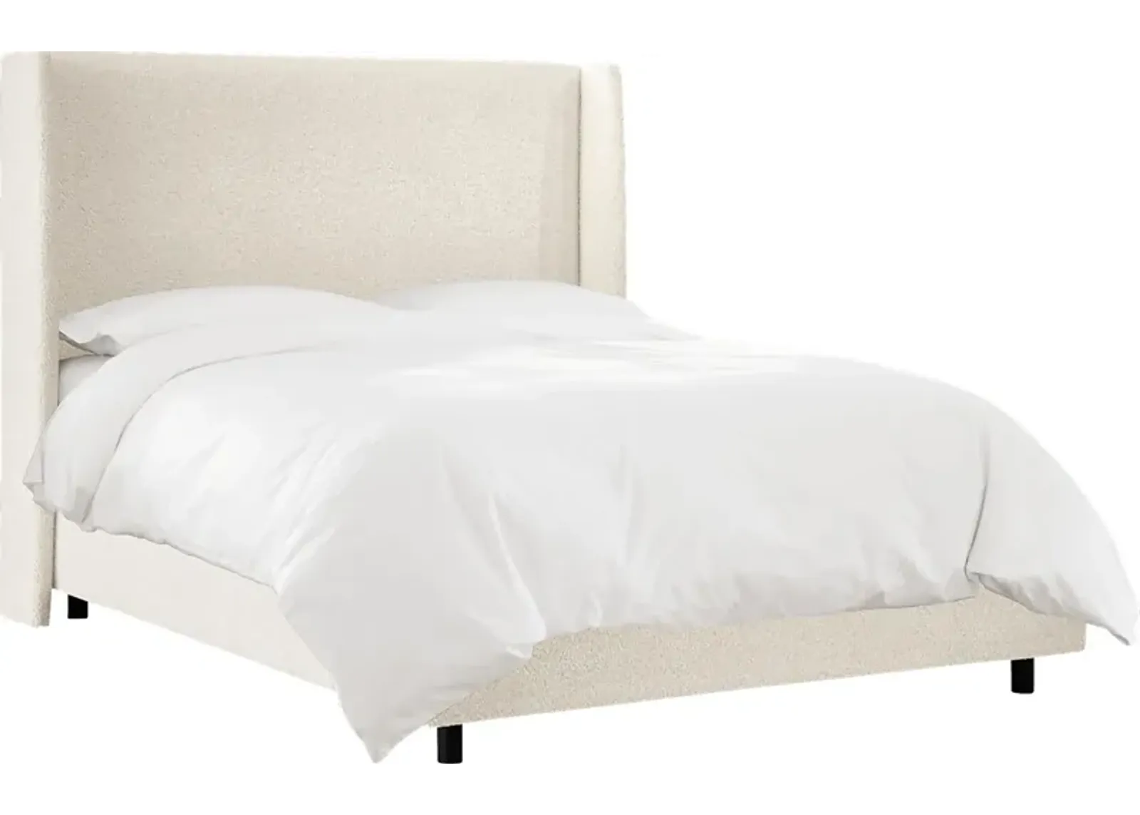 Quinella White Twin Bed